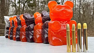 Elephant Rifles vs GIANT Gummy Bears 🐻