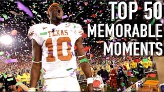 50 Most Memorable Moments in College Football History