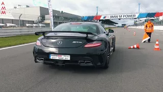 DRAG RACE: Mercedes SLS AMG Black Series vs 12C vs RS6