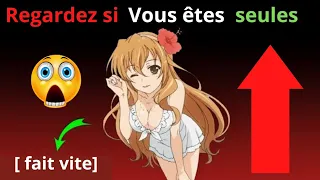 Regardez ceci si vous êtes seul ... (dépêchez-vous !)