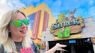 Universal Studios Shrek 4-D CLOSING DAY 2022! Pre-Show, Queue, Gift Shop, Crowd & Final Shows!