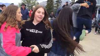 Piast Polish Dance Ensemble Banff Gondola Flashmob 2019