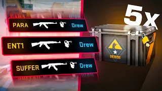 CS2 but EACH DEATH I Open 5 Weapon One Cases