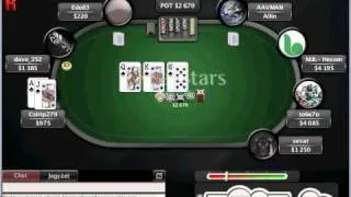 Royal Flush on the flop - PokerStars - Csirip279