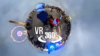 La grande escorte du Père Noël | immersion à 360° | Motocycliste de la Police Nationale | SCM75