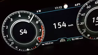 0-200 km/h VW Arteon 2.0 TSI 280 HP 4motion przyspieszenie 0-200km/h acceleration