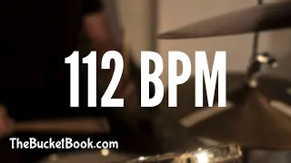 Bucket Drumming Backing Track - 112 BPM