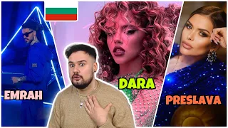 REACTION TO BULGARIAN SINGERS: DARA x MATTEO - CALL ME // EMRAH - 69 // PRESLAVA - OT OTRE