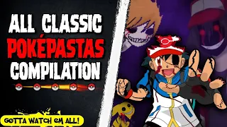 ALL Classic PokéPastas with TIMECODES (Pokémon Creepypasta Compilation) | Pokémon 25th Anniversary!