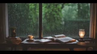 Tired, I just want to stare blankly like this.| Soft Rain for Sleep, Study and Relaxation