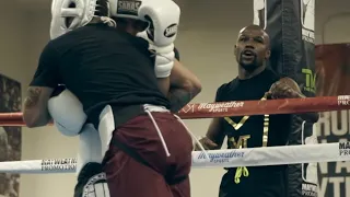 Floyd Mayweather Release Gevronta Davis vs Devin Haney DOG HOUSE SPARRING Details “Tank had Stomach”