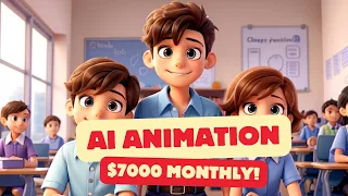 5 Step by Step Tutorial: How to Make Money with AI-Generated Kids' Learning Videos || AI Animation