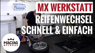 Motocross / Enduro Reifen wechseln | Tutorial | Maciag Offroad MX Werkstatt