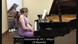 Sarah and Avah Girges - Sinfonietta Op. 49, I Allegro | 2020 Fall Music Competition