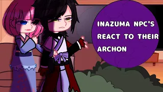 NPCs React To Their Archon (Inazuma) Ei 36 || Genshin Impact || Gacha Nox || GCRV || TodoSimPLE