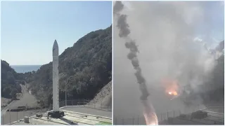 Il flop, razzo giapponese esplode poco dopo il lancio: il video dell'incidente in diretta tv