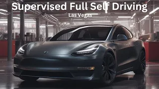 (Supervised) Full Self Driving Tesla Model 3 Performance - Las Vegas City Streets