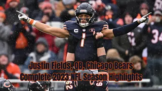 Justin Fields Complete 2023 NFL Season Highlights Chicago Bears
