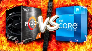 AMD RYZEN против INTEL CORE! (Ryzen 5 5600X vs i5 12600k)