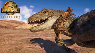 DILOPHOSAURUS PACK HUNTING vs Carnivore and Herbivore Dinosaurs | JURASSIC WORLD EVOLUTION 2