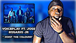 HOLD UP! THIS IS SCARING ME!! VoicePlay ft Jose Rosario Jr - Hoist the Colours Acapella | REACTION