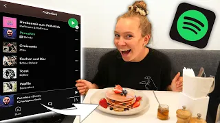 1 TAG bestimmt SPOTIFY unser ESSEN! 🎶🤣 |CARAMELLA