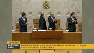 Alexandre de Moraes toma posse como ministro do Supremo Tribunal Federal