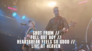 SHOT FROM // FALL OUT BOY // HEARTBREAK FEELS SO GOOD // LIVE AT HEAVEN, LONDON