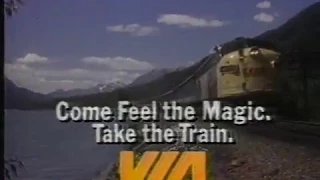 VIA Rail "Come Feel The Magic" Commercial 1986