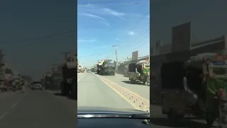 Al khalid main battle tanks deployment in Multan after Pakistani Air forces strikes back