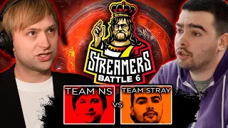 РАЗМЕН ТРОНАМИ НА СТРИМЕРС БАТЛЕ Team NS vs Team STRAY 228 | BetBoom Streamers Battle Season 6