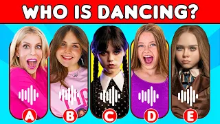 Guess Who Is Dancing ! Salish Matter, Lexi Rivera, Rebecca Zamolo, Wednesday, M3gan, Lay Lay