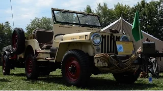 Bantam Army Jeep Encampment | Original WWII Jeeps and Marshall Plan CJ2A