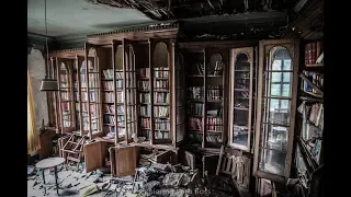 Abandoned Manor House With 100k Worth Of RARE Books