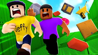 Can Jeffy & Tyrone Survive THE MEGA ROBLOX AVALANCHE!?