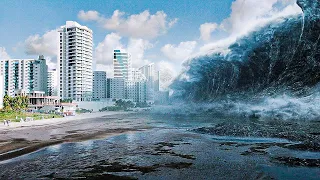 100 Метровая волна накрыла большую часть планеты, стерев 98% населения всего за 1 час.....