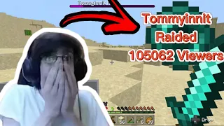 Tommyinnit raided my minecraft livestream