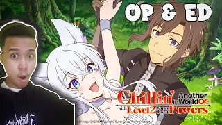 Chillin' in Another World with Level 2 Super Cheat Powers ANIME OP & ED | REACTION