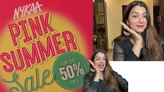 Huge Nykaa Pink Summer Sale Haul 💕 | Upto 50% off | Astha Chawla