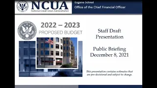 2021 NCUA Budget Hearing