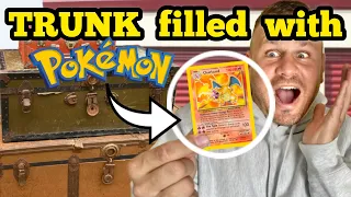 POKEMON CARD UNBOXING In TRUNK / I Bought Abandoned Storage Unit Opening Mystery Boxes Storage Wars