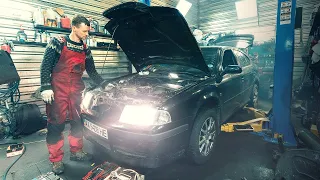 Теперь понятно почему заклинил мотор... Skoda Octavia WTS часть 2