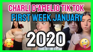 charli d'amelio tik tok first week january 2020