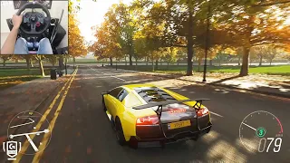 Lamborghini Murcielago LP670-4 SV - Forza Horizon 4 | Logitech g29 gameplay