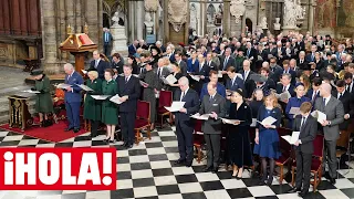 El multitudinario homenaje de Isabel II y la Familia Real británica al duque de Edimburgo