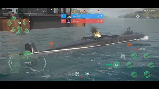 Stealthy Assassin: CN Type 100 Submarine Dominates in Deathmatch | Modern Warships Gameplay