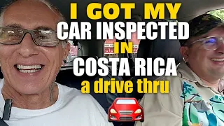 Car Inspection in Costa Rica 🚘 a drive thru - FUN TIMES!