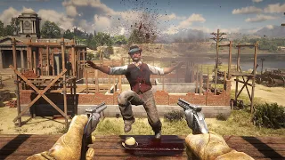 Red Dead Redemption 2 : Brutal Slow Motion Kills & Funny Moments #6 (4K 60 FPS)