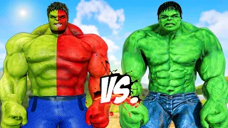 RED-GREEN HULK VS THE INCREDIBLE HULK - SUPER EPIC BATTLE MOVIE