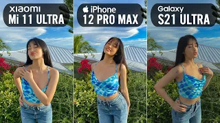 Xiaomi Mi 11 Ultra vs iPhone 12 Pro Max vs Samsung S21 Ultra Camera Test